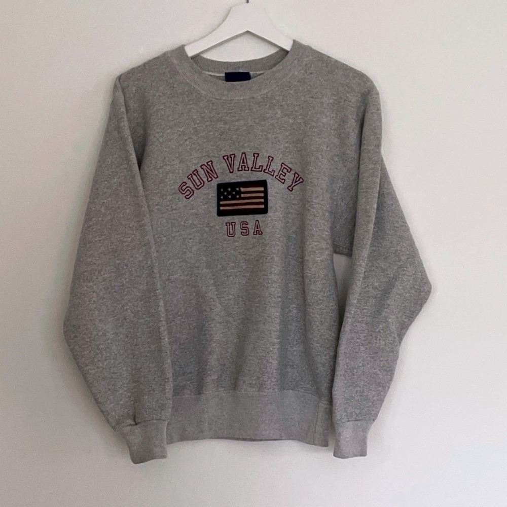Sun Valley Grey Crewneck Sweatshirt